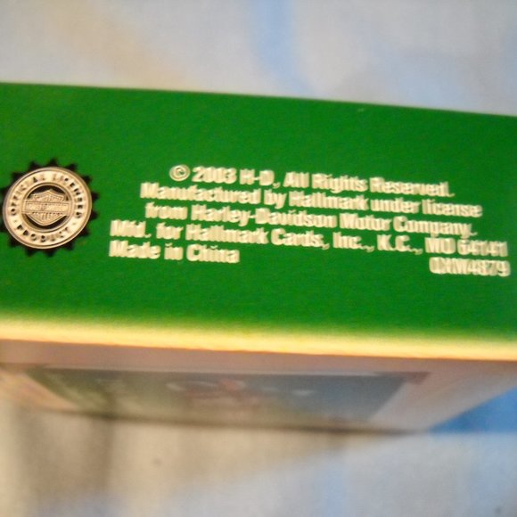 Vintage 2003 Hallmark Mini Ornament Harley-Davidson -1948 Panhead Motorcycle, #5 - Picture 7 of 7
